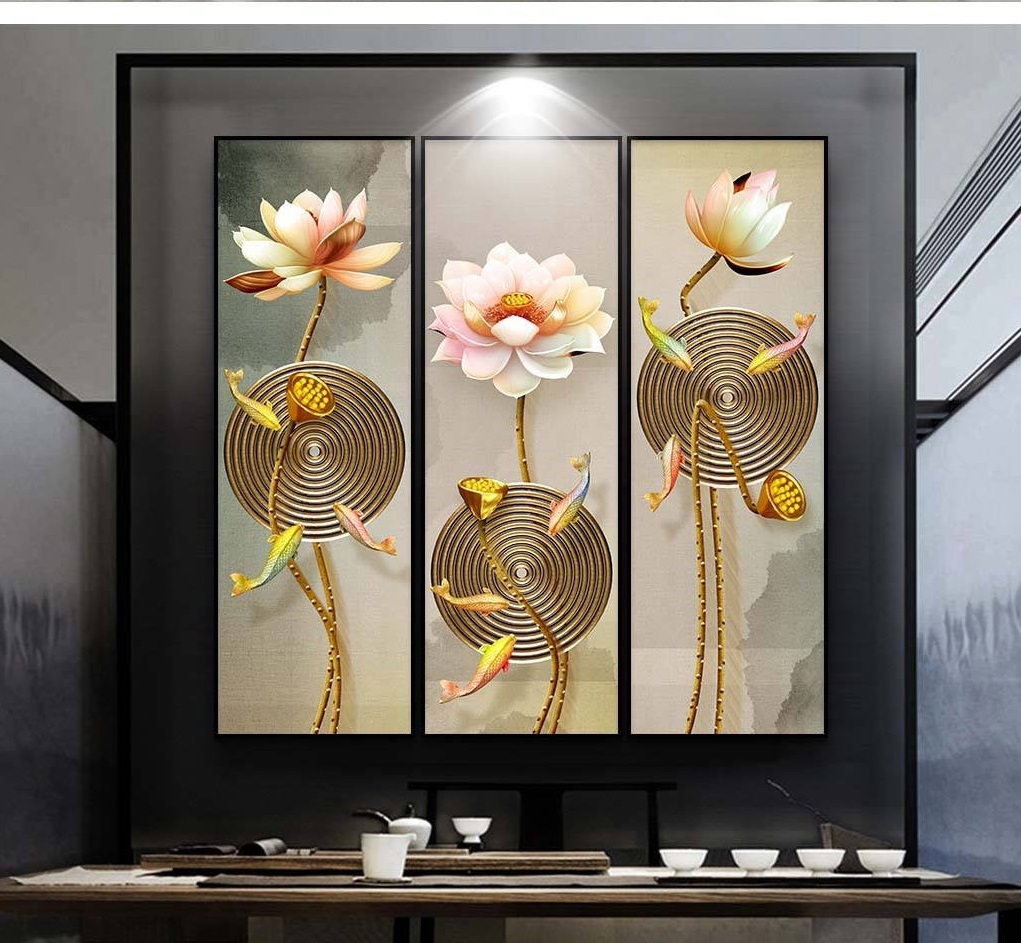 Những mẫu tranh hoa sen bán chạy năm 2019
