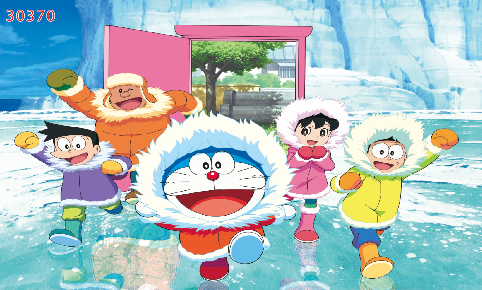 Tranh Dán Tường 3D Trẻ Em Doraemon E010